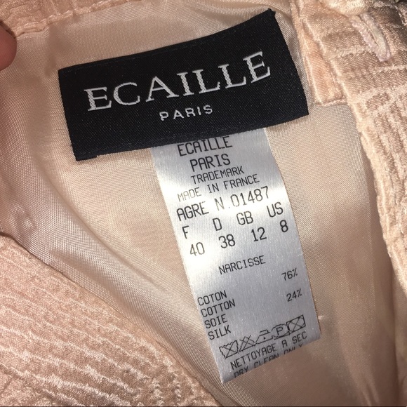 VINTAGE ECAILLE PARIS SUIT - Picture 5 of 5